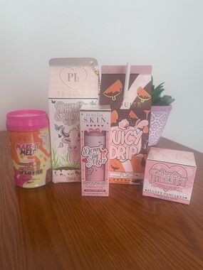 P Louise Bundle Toner, Moisturizer, Makeup Wipes, Lip Serum, Balm, Scrub & Mask